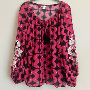 Sundance Hyacinth Batik Top